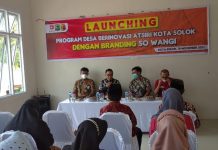 Kota Solok Terima Program Desa Berinovasi dan Launching So Wangi