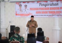 Penyerahan Paskibraka Kota Solok Tahun 2024, Wako Zul Elfian Umar Ucapkan Terimakasih kota solok