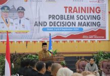 Wakil Wali Kota Solok Buka Training Problem Solving and Decision Making kota solok